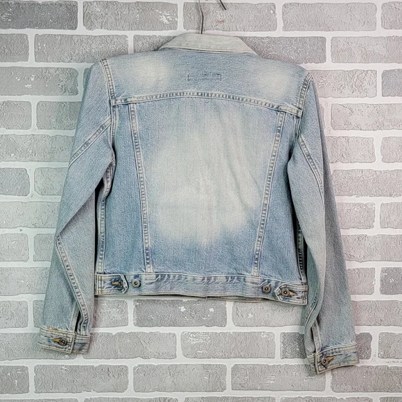 Liz Claiborne Lizwear Jeans Vintage Stone Washed Denim Jean Jacket Women's S - Picture 5 of 13